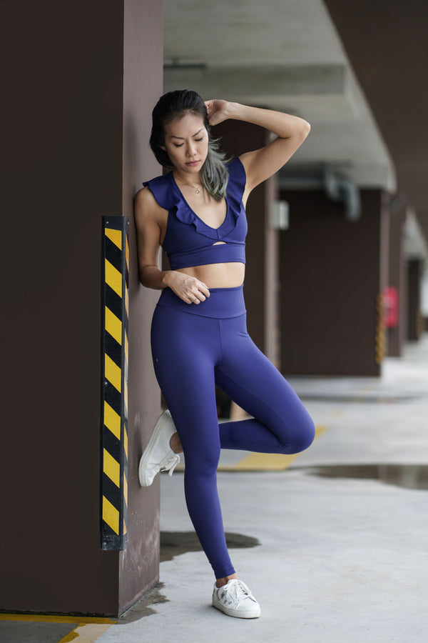 Isabel 7/8 Legging in Slate Grey  yoga leggings – Rangoon Active